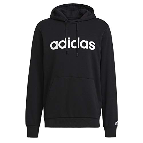 adidas Herren Essentials French Terry Kapuzensweat, Black/White, XXL EU von adidas