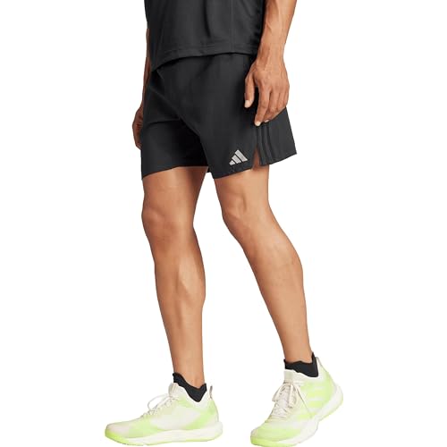 adidas Men's HIIT Workout 3-Stripes Shorts Freizeit, black, M 9 inch von adidas