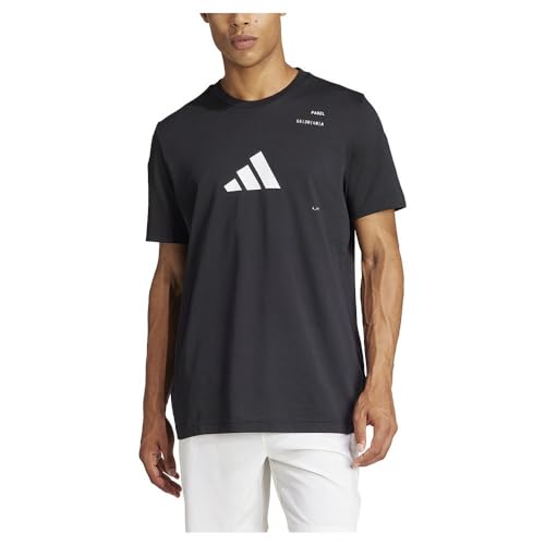 adidas Herren AEROREADY Padel Category Graphic Tee T-Shirt, Black, S adidas Herren AEROREADY Padel Category Graphic Tee T-Shirt, Black, S von adidas