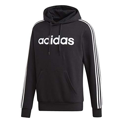 adidas Herren Hoodie Essentials 3-Streifen, Black/White, M, DQ3096 adidas Herren Hoodie Essentials 3-Streifen, Black/White, M, DQ3096 von adidas