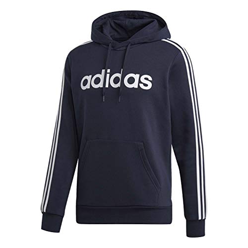 adidas Herren Hoodie Essentials 3-Streifen, Legend Ink/White, L, DU0494 von adidas