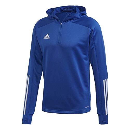 Adidas Herren Condivo 20 Kapuzen-Sweatshirt Und Zip, Royblu/White, XXL Adidas Herren Condivo 20 Kapuzen-Sweatshirt Und Zip, Royblu/White, XXL von Adidas