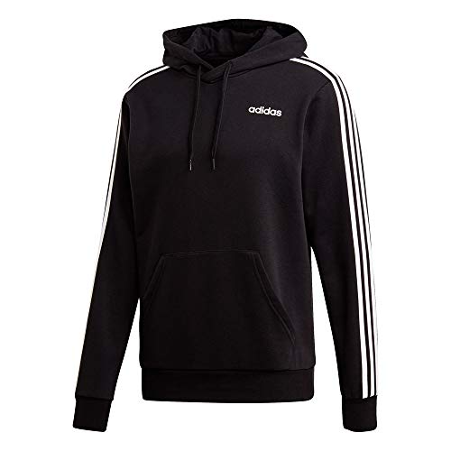 adidas Herren Hoody Essentials 3-Streifen French Terry, Black/White, M, DU0498 adidas Herren Hoody Essentials 3-Streifen French Terry, Black/White, M, DU0498 von adidas