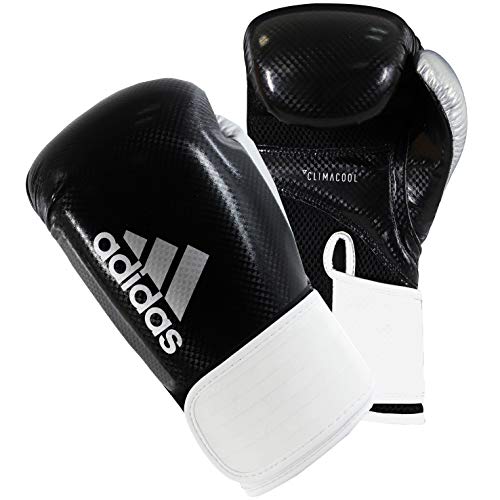 adidas Herren Hybrid 65 Boxhandschuhe, Schwarz/Weiß, 14 oz adidas Herren Hybrid 65 Boxhandschuhe, Schwarz/Weiß, 14 oz von adidas