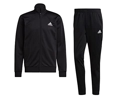 adidas Herren M Sl Tt Trainingsanzug, Top:black/White Bottom:black/White, S UK/4 DE von adidas