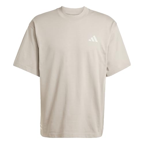 adidas Herren Mercedes - AMG Petronas Formula ONE Team Premium Sweat Tee Men, Putty beige/Wonder Alumina, M von adidas