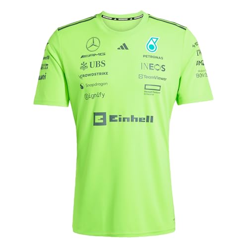 adidas Herren Mercedes - AMG Petronas Formula ONE Team Team Set UP Tee Men, solar Green/Black, 3XL von adidas