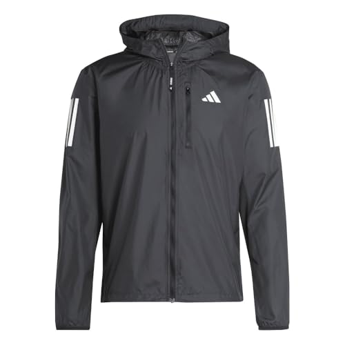 adidas Herren Own The Run Jacket Jacke, Black/White Pocket, M adidas Herren Own The Run Jacket Jacke, Black/White Pocket, M von adidas
