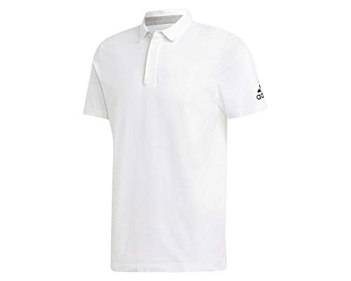 adidas Herren Poloshirt Must Haves Plain, White, L, DQ1450 von adidas