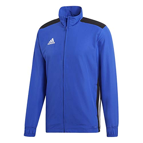 adidas Herren REGI18 PRE JKT Sport Jacket, Bold Blue/White, XS adidas Herren REGI18 PRE JKT Sport Jacket, Bold Blue/White, XS von adidas
