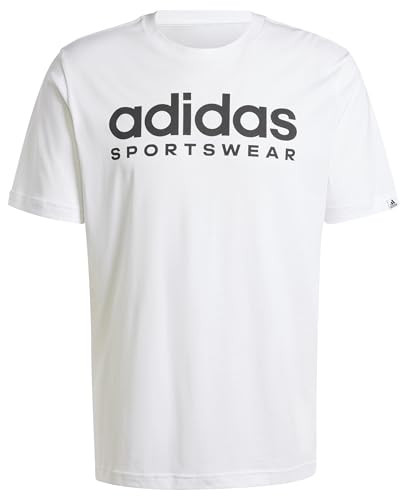 adidas Herren Graphic Tee T-Shirt, White, L von adidas