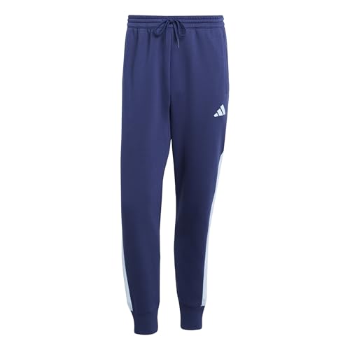 adidas Herren Seasonal Essentials Colorblock Pants, Dark Blue, L von adidas