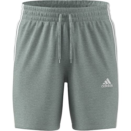 Adidas Herren Shorts (1/2) M 3S Sj 7 SHO, Medium Grey Heather/White, IC9380, XS von adidas