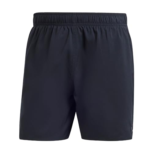 adidas Herren Solide, Kurze Länge Badehose, Black/Lucid Lemon, XS von adidas