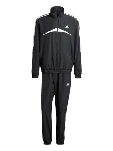 adidas Herren Sportswear Woven Chevron Track Suit, Black, XS adidas Herren Sportswear Woven Chevron Track Suit, Black, XS von adidas