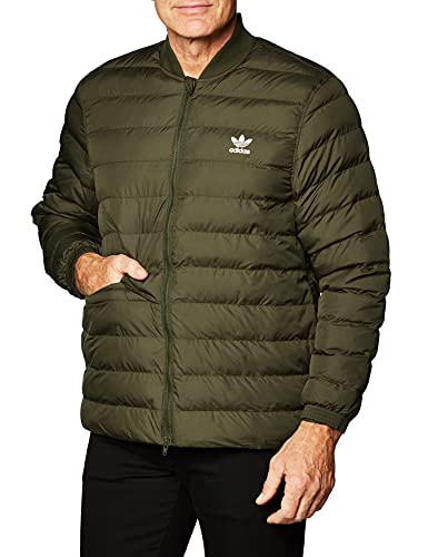 adidas Herren Superstar Outdoor Steppjacke Jacke, Oliv, 19 Größen Lang von adidas