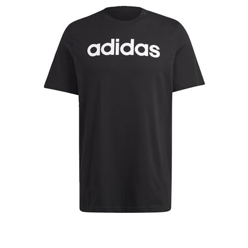 adidas Herren T-Shirt (Short Sleeve) M Lin Sj T, Black, IC9274, 3XL von adidas