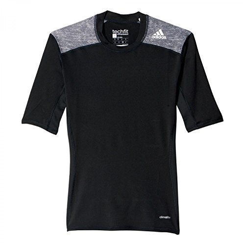 adidas Herren T-Shirt TF Base SS, Black/Corhtr, M adidas Herren T-Shirt TF Base SS, Black/Corhtr, M von adidas