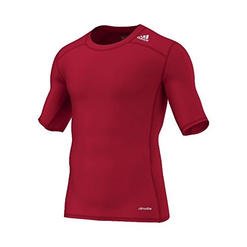 adidas Herren T-Shirt TF Base SS, Power Red, S adidas Herren T-Shirt TF Base SS, Power Red, S von adidas