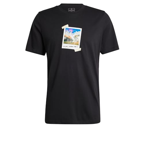 adidas Herren All Day I Dream About. Graphic Tee T-Shirt, Black, S adidas Herren All Day I Dream About. Graphic Tee T-Shirt, Black, S von adidas