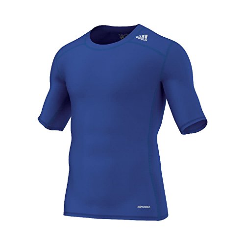 adidas Herren T-shirt TF Base SS, Blau, S, 4056561913774 von adidas