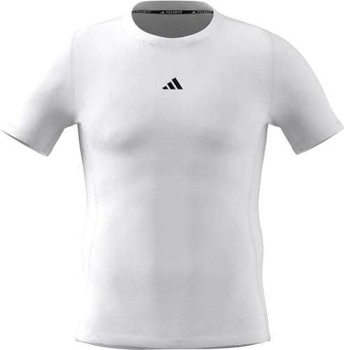 adidas Herren Techfit Training T-Shirt, XXL, Weiß von adidas
