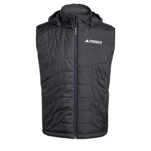 adidas Herren Terrex Multi CLIMAWARM Insulated Hooded Vest, Black, M adidas Herren Terrex Multi CLIMAWARM Insulated Hooded Vest, Black, M von adidas
