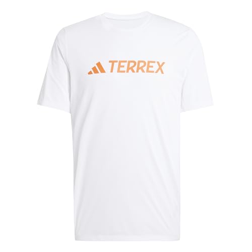 adidas Herren Terrex Multi Climacool Logo Tech T-Shirt, White, L adidas Herren Terrex Multi Climacool Logo Tech T-Shirt, White, L von adidas