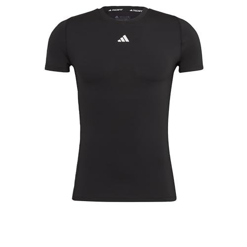 adidas Herren Techfit Langarm T-Shirt, Black, L von adidas