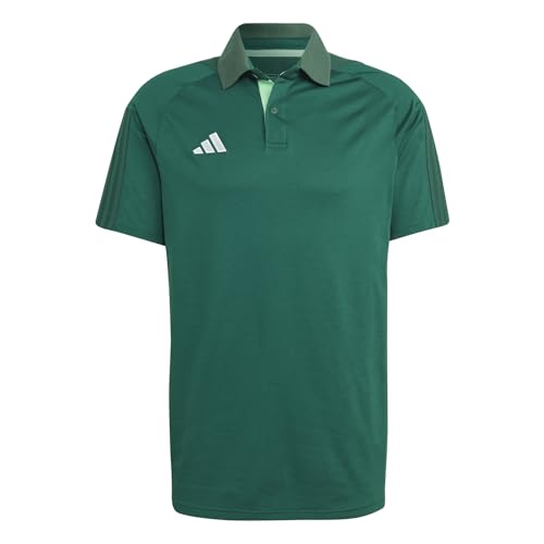 adidas Herren Tiro 23 Competition Poloshirt (Short Sleeve), Drkgrn/Beamgr, XL von adidas