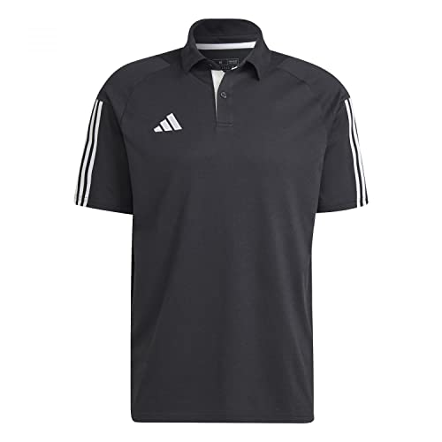 adidas Herren Tiro 23 Competition Poloshirt (Short Sleeve), Schwarz, XXL von adidas