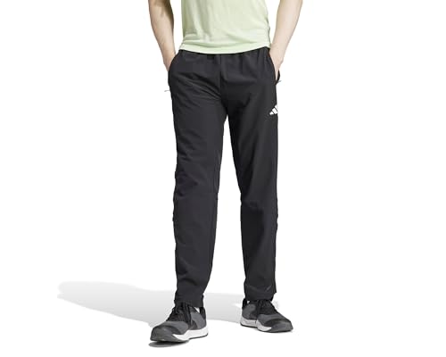 adidas Men's Workout Pants Hose, Black/White, S von adidas