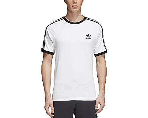 adidas Herren Trainingsshirt 3-Streifen, White, M, CW1203 adidas Herren Trainingsshirt 3-Streifen, White, M, CW1203 von adidas