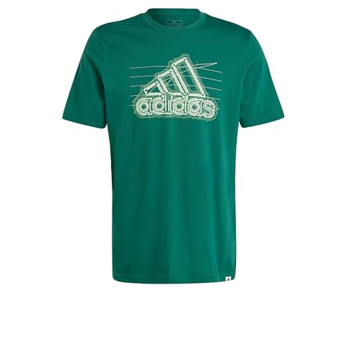 adidas Men's Growth Badge Graphic Tee T-Shirt, Collegiate Green, S von adidas