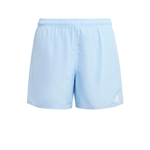 adidas Jungen' Badge of Sports Boys Swim Short Badeshorts, Glow Blue, von adidas