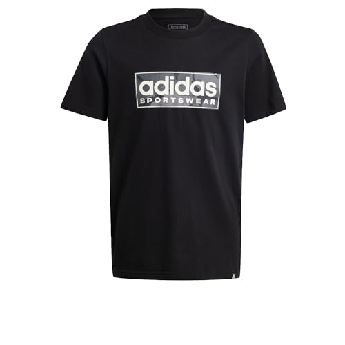 adidas Jungen Camo Linear Junior Graphic T-Shirt von adidas