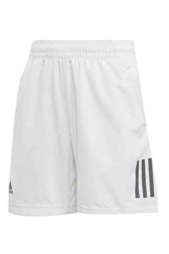 adidas Jungen Club 3-Streifen Shorts, White/Black, 176 von adidas