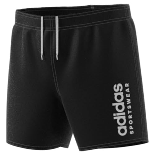 adidas Jungen' Sportswear Essentials Logo Clx Swim Short Boys Badeshorts, Black/White, von adidas