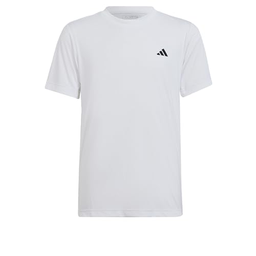 adidas Jungen T-Shirt (Short Sleeve) B Club Tee, White, HZ9012, 140 von adidas