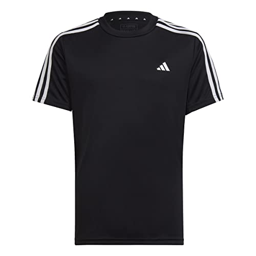 adidas Jungen T-Shirt (Short Sleeve) U Tr-Es 3S T, Black/White, IC5674, 176 von adidas