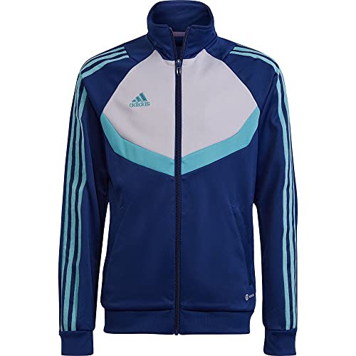 adidas Jungen Tracksuit Jacket Tiro Jkt Y, Victory Blue, HS7484, 176 von adidas