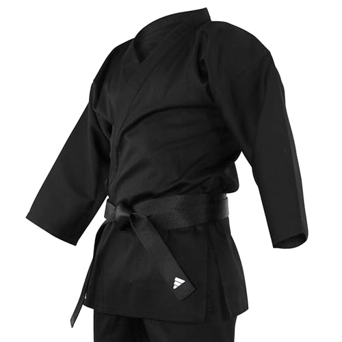 adidas Karateanzug Kampfsportanzug Bushido schwarz 150 von adidas