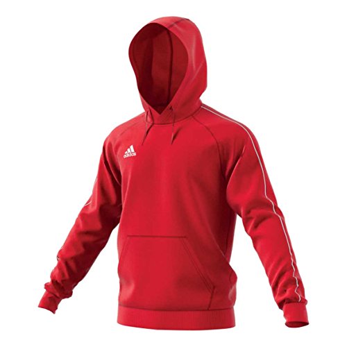 adidas Kinder Core 18 Hoodie, Rot (Power Red/White), 116 adidas Kinder Core 18 Hoodie, Rot (Power Red/White), 116 von adidas