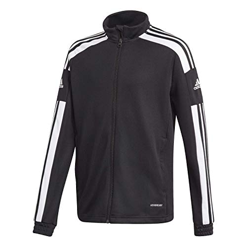 adidas Unisex Kinder Squadra 21 Training Jacket, Black / White, 11-12 Years adidas Unisex Kinder Squadra 21 Training Jacket, Black / White, 11-12 Years von adidas