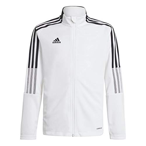 Adidas Jungen Tiro21 Trainingsjacke, White, 116 Adidas Jungen Tiro21 Trainingsjacke, White, 116 von Adidas