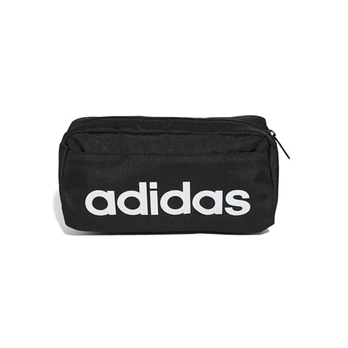 adidas LINEAR BUMBAG, Unisex-Erwachsene Gürteltasche, Black/White, One Size - JE8345 von adidas