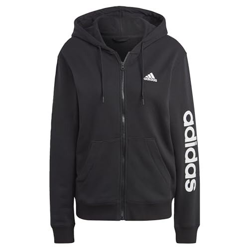 Adidas Lin Ft Jacke Black/White S von adidas