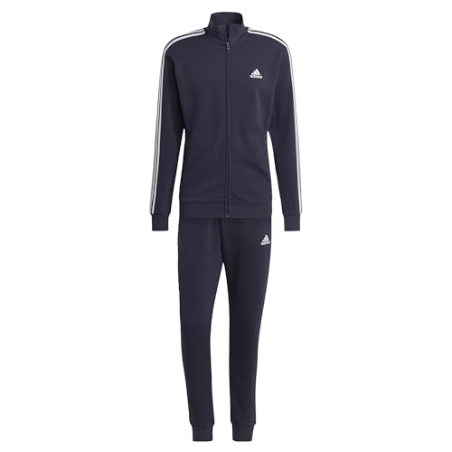 adidas Herren Basic 3-Stripes French Terry Track Suit, Legend Ink, XXL adidas Herren Basic 3-Stripes French Terry Track Suit, Legend Ink, XXL von adidas
