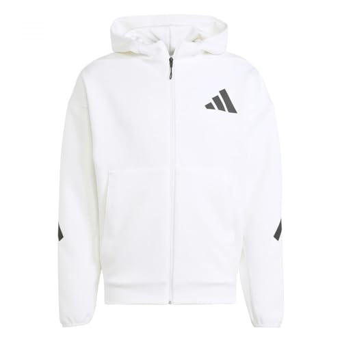 adidas M Z.N.E. FZ White - L von adidas