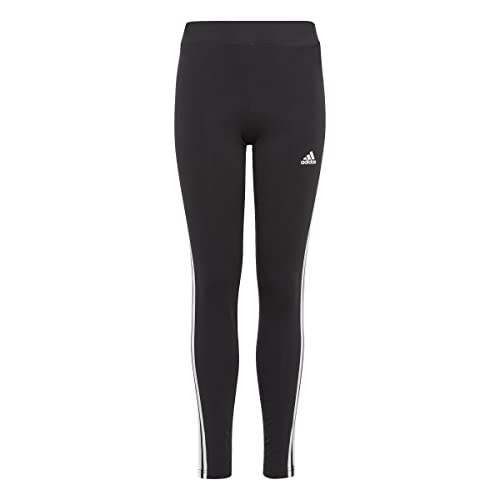 adidas Mädchen 3-Streifen Essentials Gamaschen, Schwarz-Weiß, 10 años von adidas